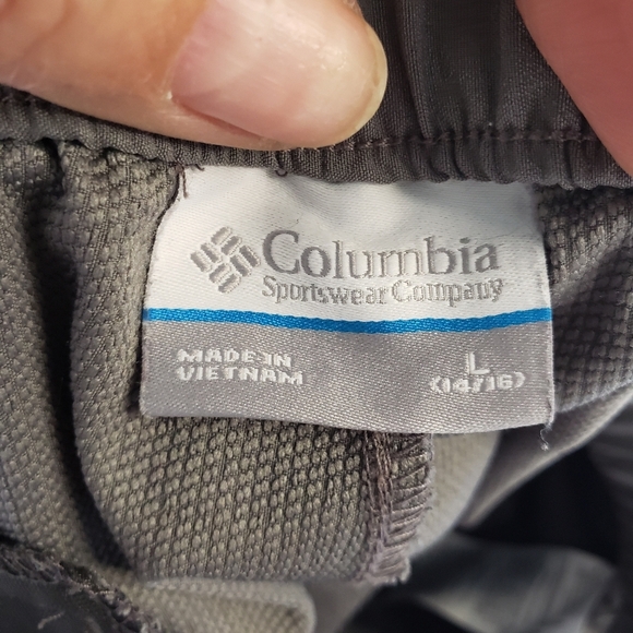 Boys Columbia  Gray Pants with Yellow Accents size L (14/16) - Picture 10 of 12